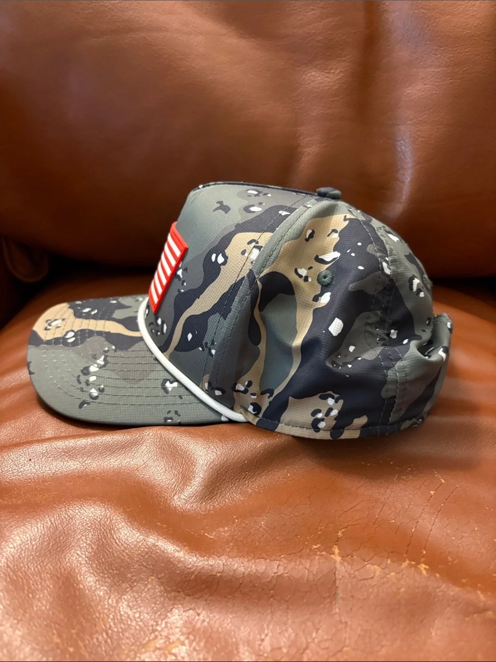 Combat Iron American Flag Patch Hat
